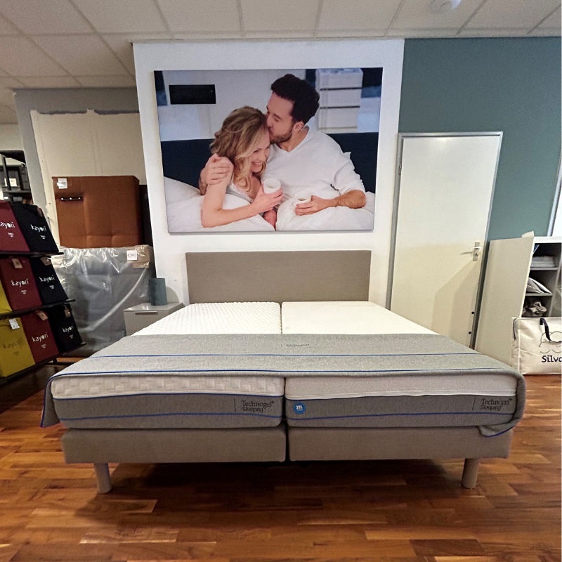 Technogel Veneto (VLAK) Boxspring 180x200 (TAUPE) | OUTLET -50%